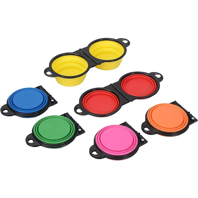 Collapsible Travel Dog Bowl – Food & Water On the Go
