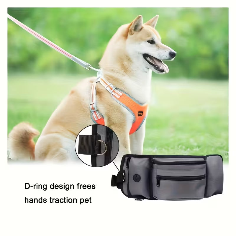 Dog Training Backpack & Snack Carrier – Portable Walking Pouch for Dogs