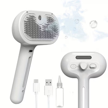 SteamMist™ Self-Cleaning Cat Grooming Brush
