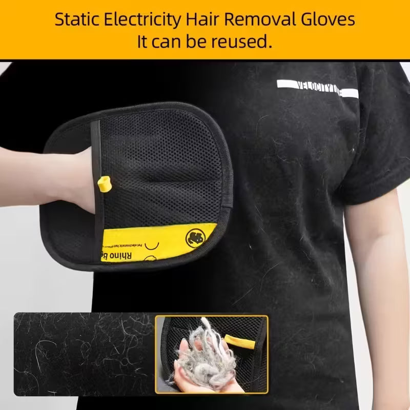 Hair removal glove