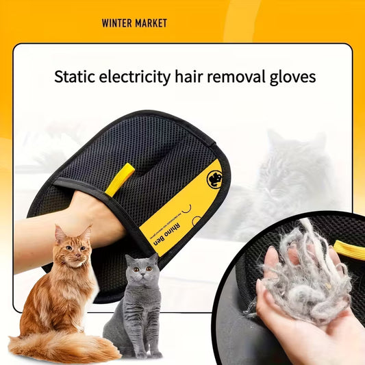 Hair removal glove