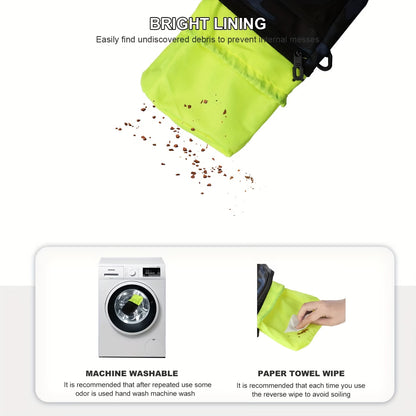 Portable Dog Treat Training Pouch – Hands-Free Pet Walking Bag with Built-In Poop Bag Dispenser