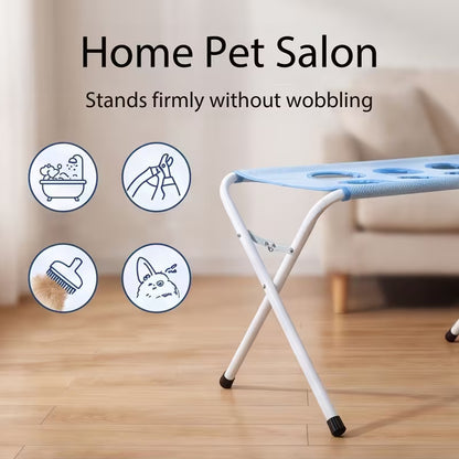 Premium Pet Grooming Hammock Stand – Stress-Free Bathing, Nail Trimming & Grooming Table