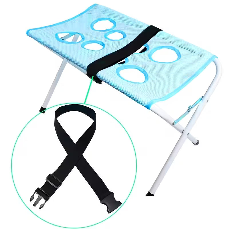 Premium Pet Grooming Hammock Stand – Stress-Free Bathing, Nail Trimming & Grooming Table