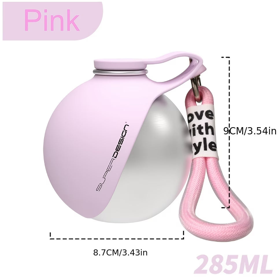 Portable Dog Water Bottle with Built-In Drinking Bowl