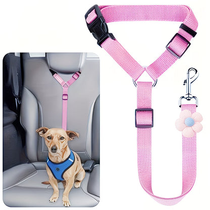 Secure Dog Car Seat Belt & Safety Tether