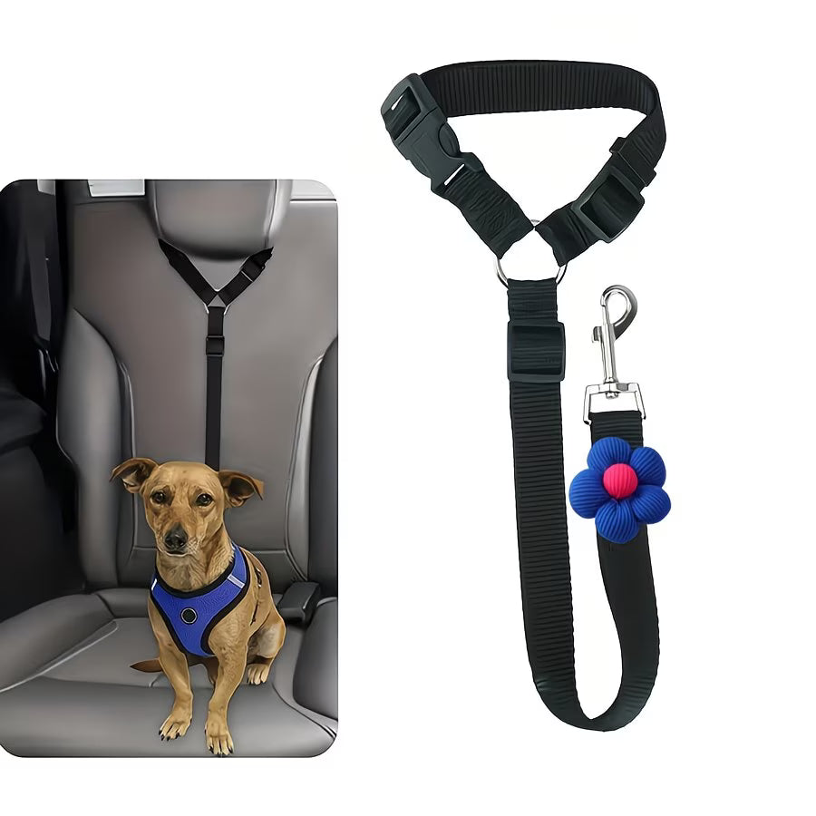 Secure Dog Car Seat Belt & Safety Tether