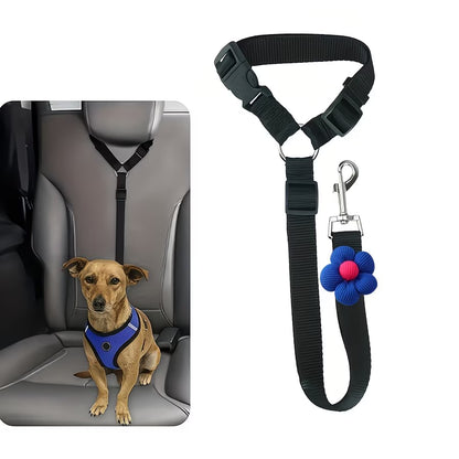 Secure Dog Car Seat Belt & Safety Tether