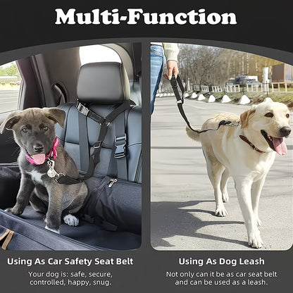 Secure Dog Car Seat Belt & Safety Tether