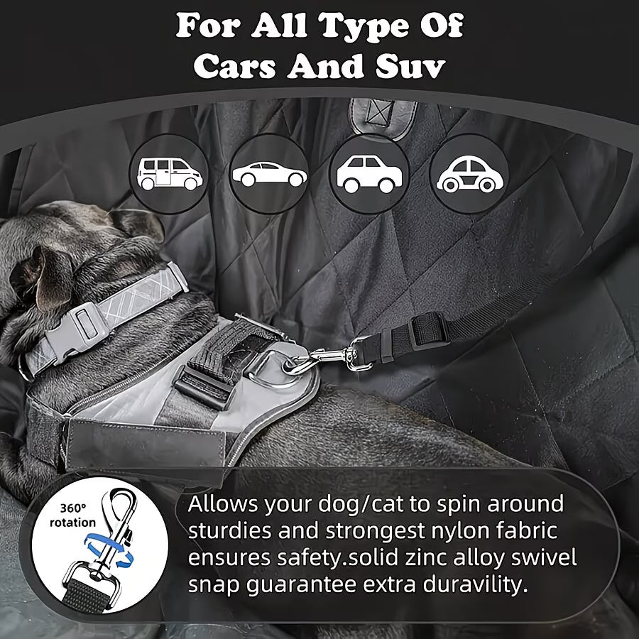 Secure Dog Car Seat Belt & Safety Tether