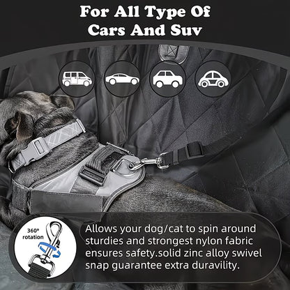 Secure Dog Car Seat Belt & Safety Tether
