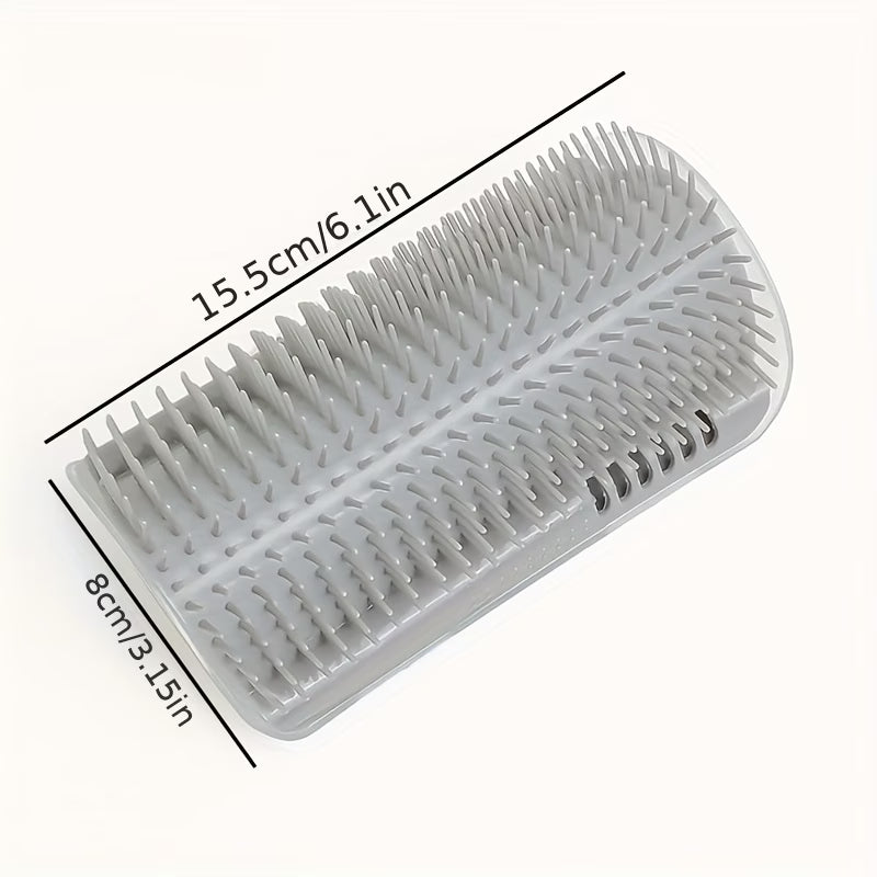 2PCS Cat Self-Grooming Corner Brush – Massage & Fur Remover