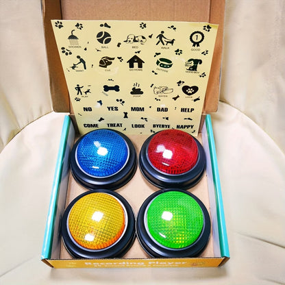 Interactive Dog Talking Buttons – Record & Communicate with Your Pet