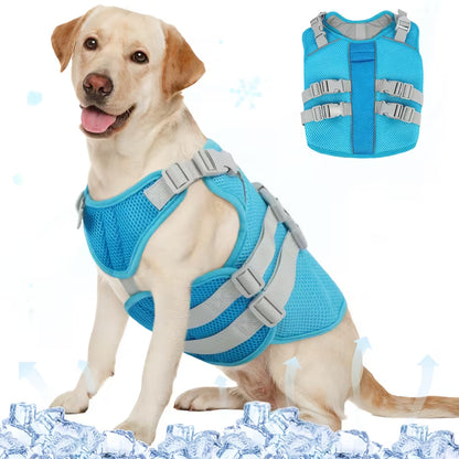 Evaporative Cooling Vest for Dogs – Instant Heat Relief for Summer Walks