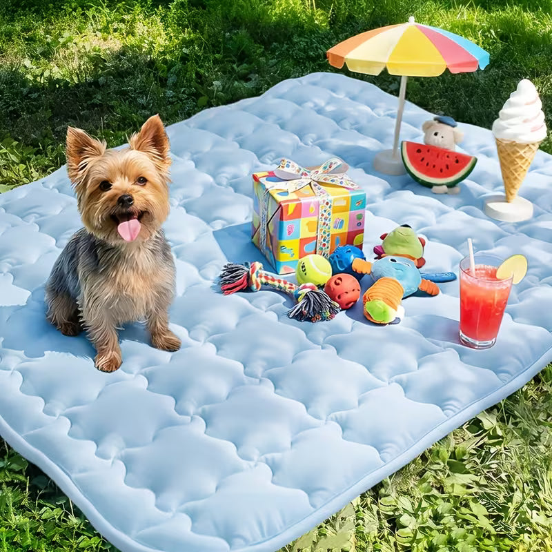 Self-Cooling Pet Mat – Non-Slip Cooling Pad for Dogs & Cats