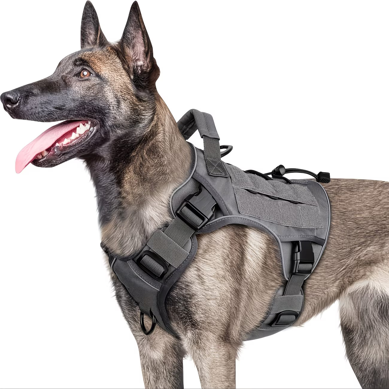 Tactical No-Pull Dog Harness with Handle – Adjustable, Heavy-Duty & Secure Fit