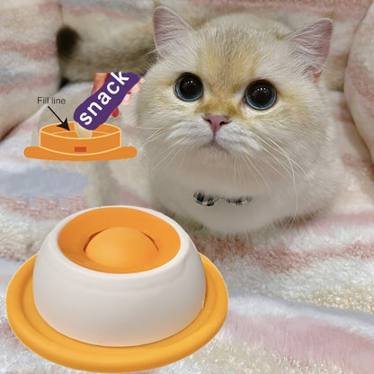 Calming Pet Lick Bowl for Dogs & Cats – Slow Feeder & Stress Relief Toy