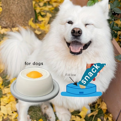 Calming Pet Lick Bowl for Dogs & Cats – Slow Feeder & Stress Relief Toy