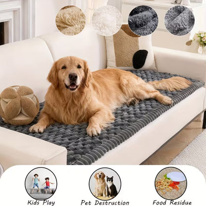 Winter Warm Pet Bed Mat – Thick Plush Comfort for Cats & Dogs