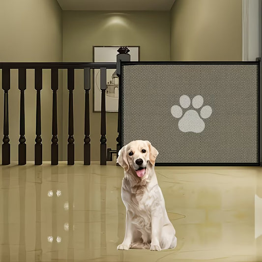 No-Drill Expandable Pet Safety Gate – Portable Indoor & Outdoor Barrier