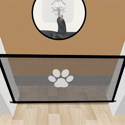 No-Drill Expandable Pet Safety Gate – Portable Indoor & Outdoor Barrier