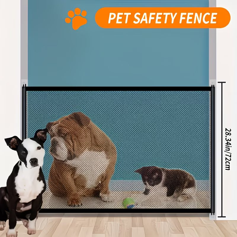 No-Drill Expandable Pet Safety Gate – Portable Indoor & Outdoor Barrier