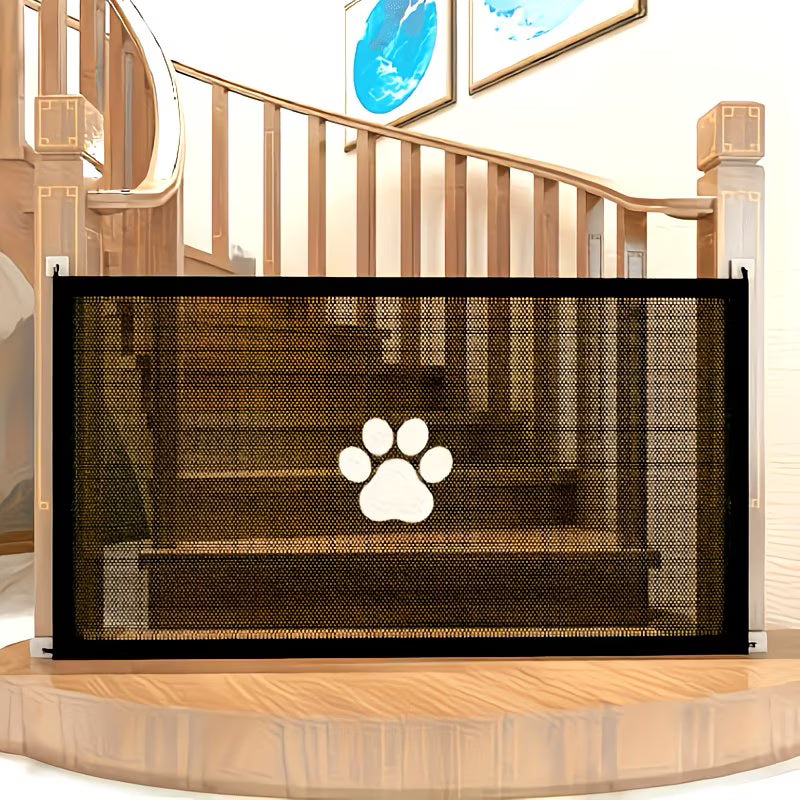 No-Drill Expandable Pet Safety Gate – Portable Indoor & Outdoor Barrier