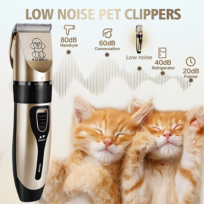 Professional Pet Hair Trimmer – Quiet, Cordless & Precision Grooming