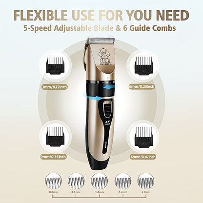 Professional Pet Hair Trimmer – Quiet, Cordless & Precision Grooming