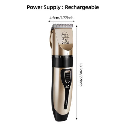 Professional Pet Hair Trimmer – Quiet, Cordless & Precision Grooming