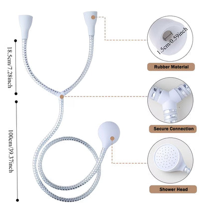 Handheld Pet Bath Shower Head – Fast, Gentle & Mess-Free Washing