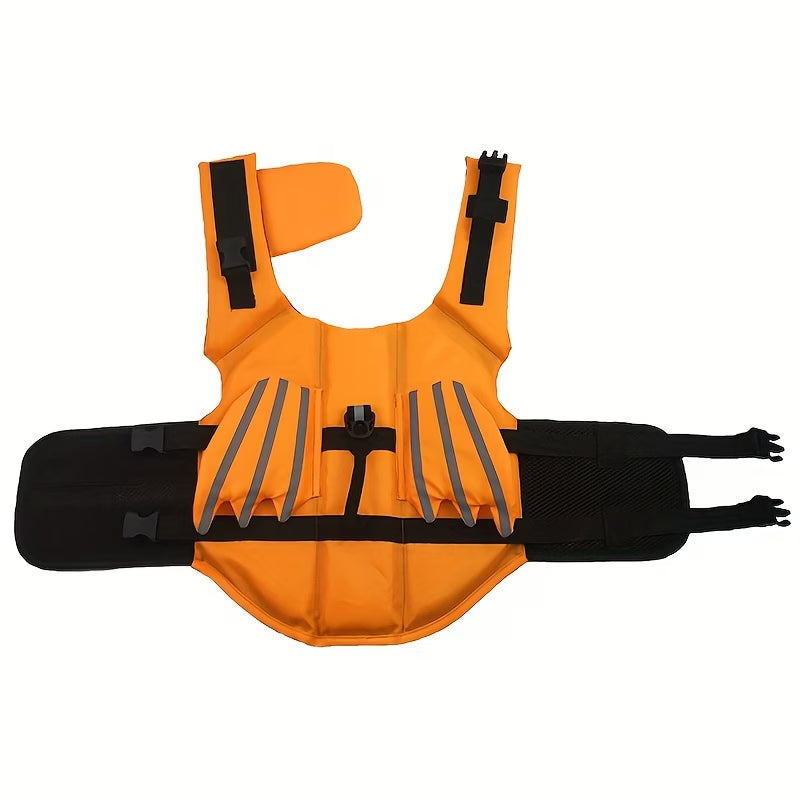 PetParent™ SafeSwim Dog Life Jacket – Buoyancy Vest with Rescue Handle