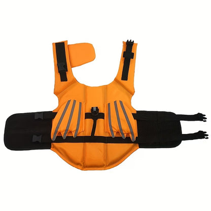 PetParent™ SafeSwim Dog Life Jacket – Buoyancy Vest with Rescue Handle