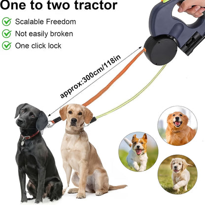 3m LED Retractable Dog Leash