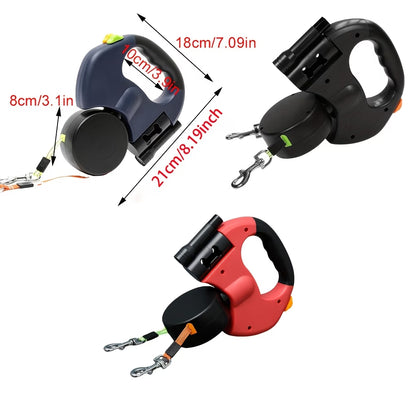 3m LED Retractable Dog Leash