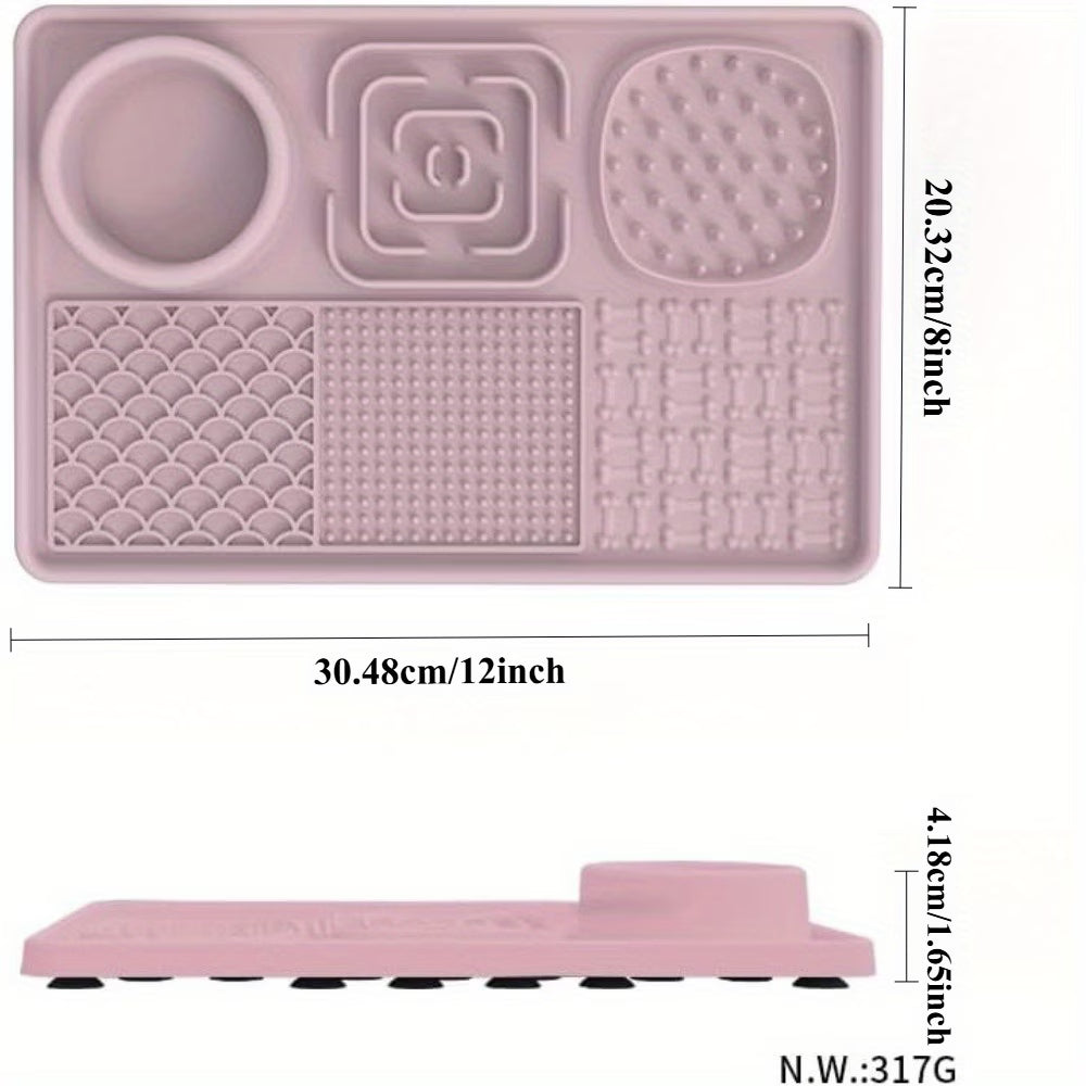 Calm & Happy Pets Lick Mat – Stress Relief Feeding Solution