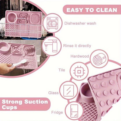 Calm & Happy Pets Lick Mat – Stress Relief Feeding Solution