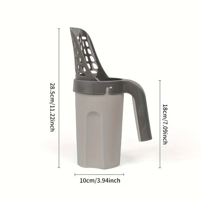 2-in-1 Cat Litter Scoop & Waste Bag Dispenser + FREE Plastic Bags