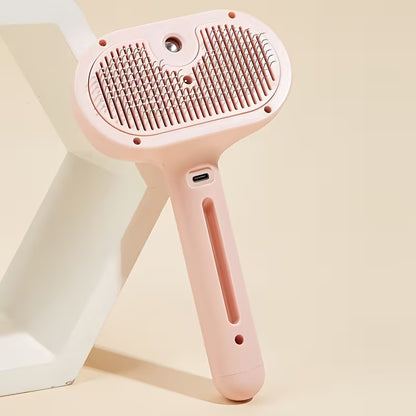 SteamMist™ Self-Cleaning Cat Grooming Brush