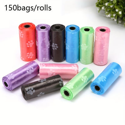 Leak-Proof Dog Poop Bags – 150 Strong & Easy-Tear Waste Bags for Dog Walks
