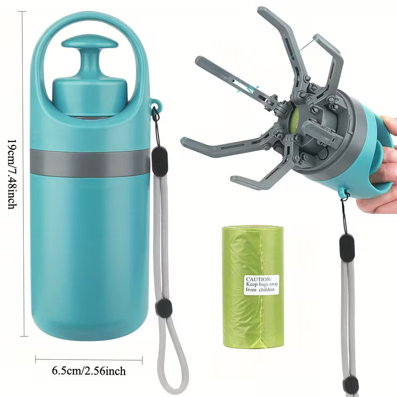 Portable Dog Poop Scooper – One-Handed, Mess-Free & Hygienic Cleanup