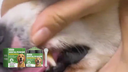 Premium Dog Dental Cleaning Powder – Fresh Breath & Plaque Care