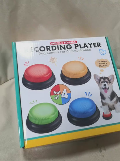 Interactive Dog Talking Buttons – Record & Communicate with Your Pet