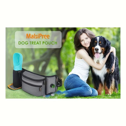 Dog Training Backpack & Snack Carrier – Portable Walking Pouch for Dogs
