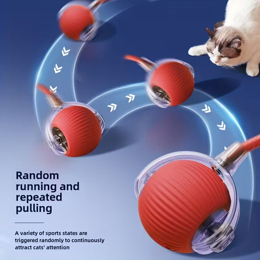 3PCS Automatic 360° Rolling Pet Ball – Keeps Your Pets Active & Entertained All Day!