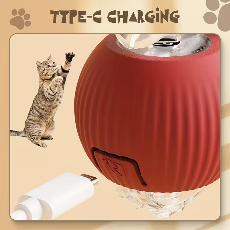 3-Pack Smart Interactive Rolling Pet Balls – Automatic Toy for Cats & Dogs