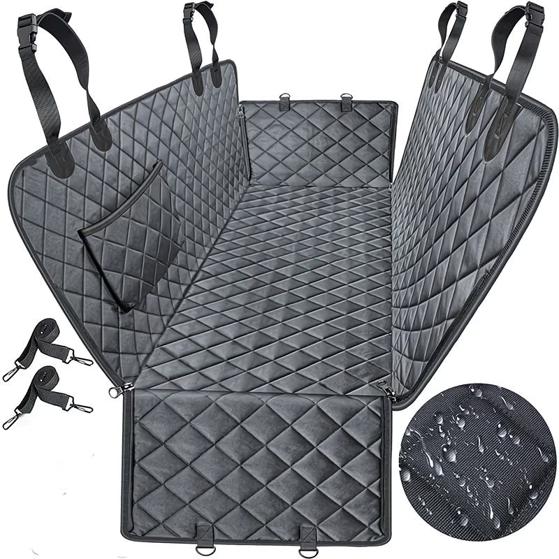 Waterproof Dog Car Seat Cover – Scratch-Proof, Non-Slip & Easy-Clean Travel Mat