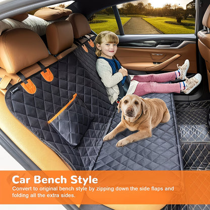 Waterproof Dog Car Seat Cover – Scratch-Proof, Non-Slip & Easy-Clean Travel Mat