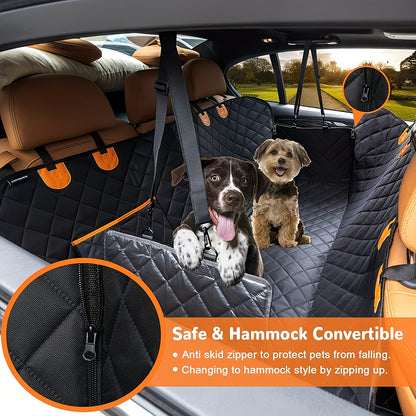Waterproof Dog Car Seat Cover – Scratch-Proof, Non-Slip & Easy-Clean Travel Mat