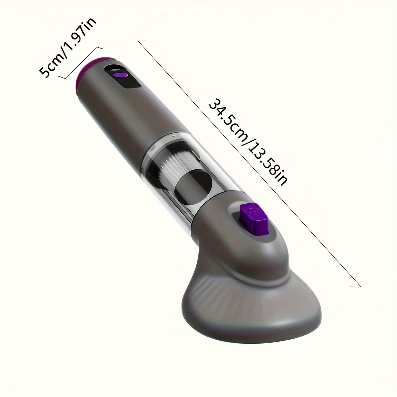 2-in-1 Pet Grooming Vacuum Brush – Mess-Free Fur Removal at Home